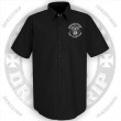 Dragstrip Clothing Mens Work Shirt V-Twin Engine Design !